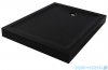 New Trendy Mild Stone Brodzik akrylowy prostokątny 80x110x11,5 cm czarny B-0571